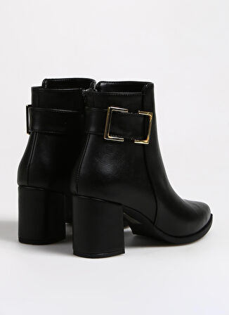 F By Fabrika Siyah Kadın Topuklu Bot HAYLE