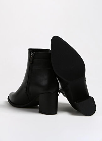 F By Fabrika Siyah Kadın Topuklu Bot HAYLE