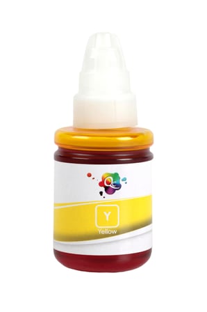 QC Canon Pixma G1410 Uyumlu Yazıcı Mürekkebi 135ml Y Yellow Sarı Dye