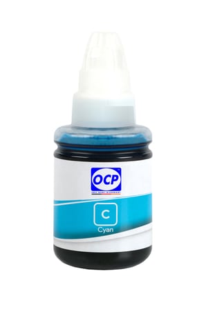 OCP Canon Pixma G2411 Uyumlu Yazıcı Mürekkebi 135ml C Cyan Mavi Dye