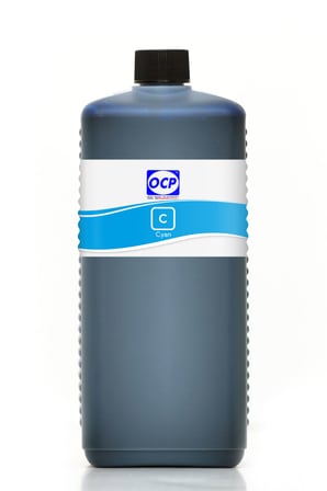 OCP Canon Pixma TS8352 Uyumlu Yazıcı Mürekkebi 1000ml C Cyan Mavi Dye