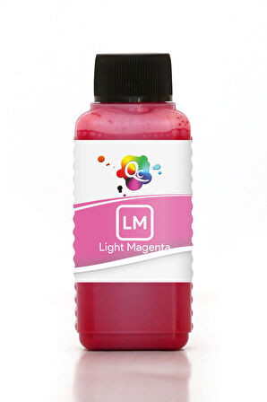 QC Epson Uyumlu Süblimasyon Mürekkep 100ml LM DS Light Magenta Açık Macenta