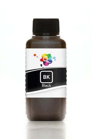 QC Epson L386 Uyumlu Süblimasyon Mürekkep 100ml BK DS Black Siyah