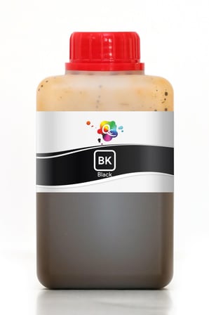 QC Epson L5190 Uyumlu Süblimasyon Mürekkep 500ml BK DS Black Siyah