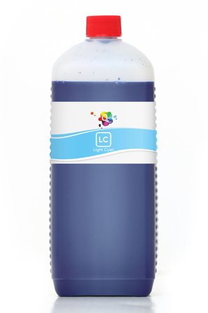 QC Epson T5495 Kartuş Mürekkebi 1000ml LC Light Cyan Açık Mavi Pigment