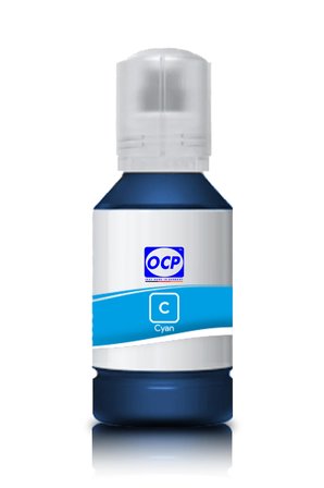OCP Epson 104 EcoTank C13T00P240 Uyumlu Mürekkep 140ml C Cyan Mavi Dye