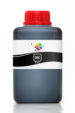 QC HP Tanklı Yazıcı Uyumlu EKONOMİK Mürekkep 500ml BK Black Siyah Dye