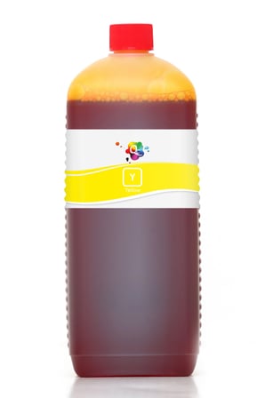 QC HP Tanklı Yazıcı Uyumlu EKONOMİK Mürekkep 1000ml Y Yellow Sarı Dye