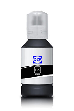 OCP Epson EcoTank ET 2721 Uyumlu Yazıcı Mürekkebi 140ml BK Black Siyah Dye