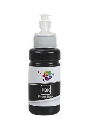 QC Epson EcoTank ET 7750 Uyumlu Yazıcı Mürekkebi 70ml PBK Photo Black Foto Siyah Dye