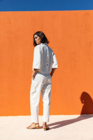 Kameya 20708 Pantolon Ekru