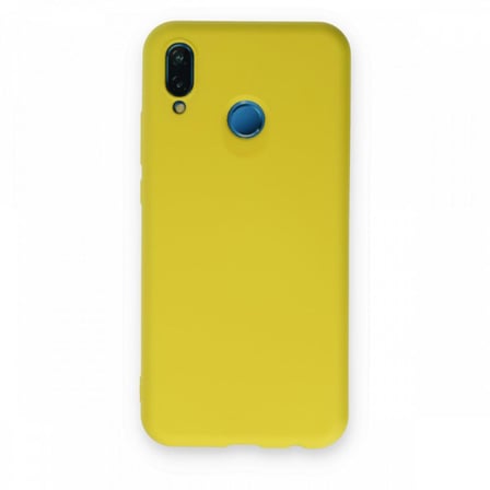 Huawei P20 Lite Kılıf Nano içi Kadife  Silikon