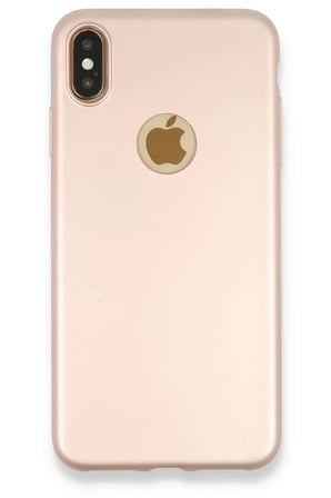 uryport Apple iPhone XS Max Kılıf First Silikon - Rose Gold