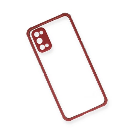 Realme 7 Pro Kılıf Miami Şeffaf Silikon - Fuşya