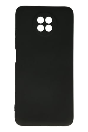 uryport Xiaomi Redmi Note 9 5G Kılıf Nano içi Kadife Silikon - Siyah