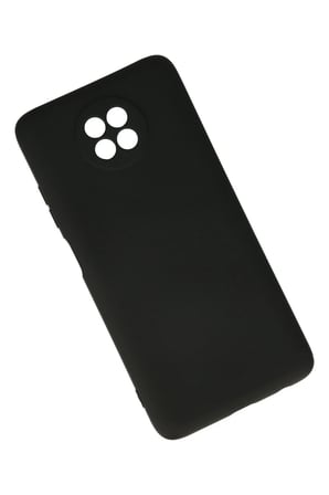uryport Xiaomi Redmi Note 9 5G Kılıf Nano içi Kadife Silikon - Siyah