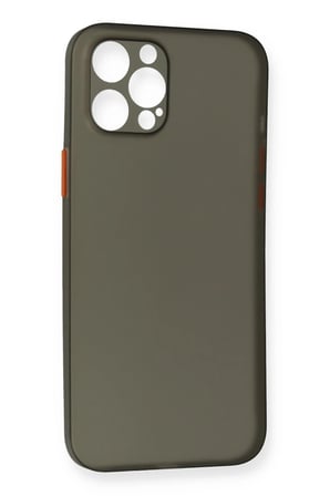 uryport Apple iPhone 12 Pro Max Kılıf PP Ultra İnce Kapak - Gri