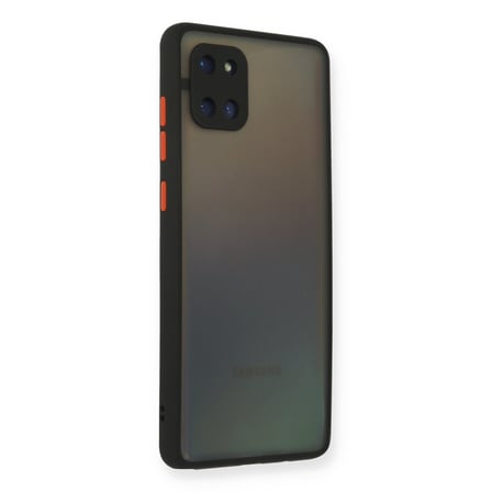 Newface Samsung Galaxy A81 / Note 10 Lite Kılıf Montreal Silikon Kapak - Siyah