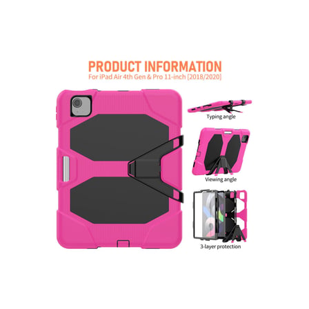 Newface iPad Pro 11 (2020) Kılıf Griffin Tablet Kapak - Pembe