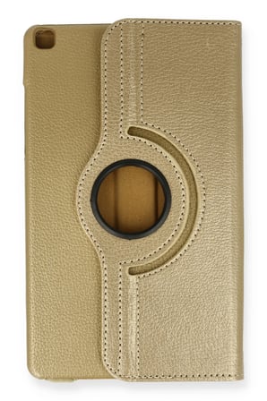uryport Samsung Galaxy T290 Tab A 8 Kılıf 360 Tablet Deri Kılıf - Gold