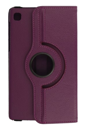 Newface Samsung Galaxy T220 Tab A7 Lite 8.7 Kılıf 360 Tablet Deri Kılıf - Mürdüm
