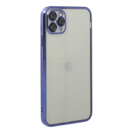 iPhone 11 Pro Max Kılıf Kamera Korumalı Lensli Silikon - Mor