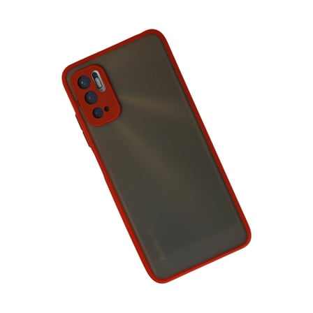 Xiaomi Redmi Note 10 5g Kılıf Montreal Silikon Kapak - Kırmızı