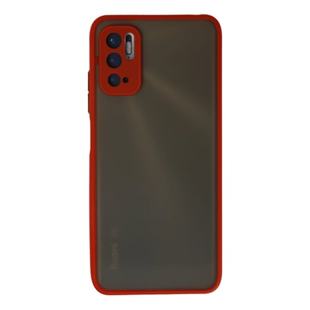 Xiaomi Redmi Note 10 5g Kılıf Montreal Silikon Kapak - Kırmızı