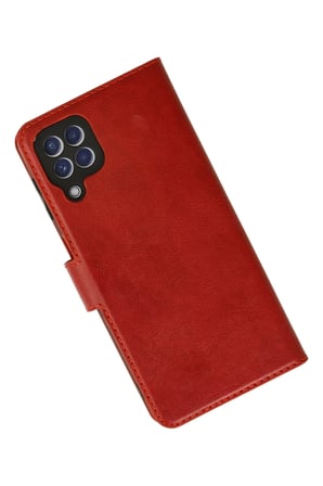uryport Samsung Galaxy A22 Kılıf Trend S Plus Kapaklı Kılıf - Kırmızı