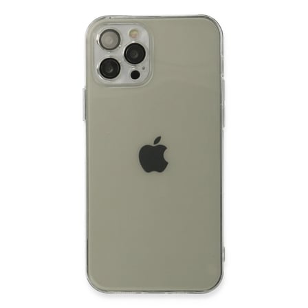 iPhone 12 Pro Max Kılıf Fly Lens Silikon - Şeffaf