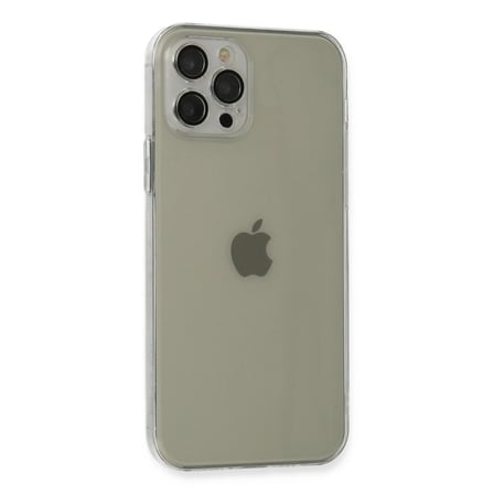iPhone 12 Pro Max Kılıf Fly Lens Silikon - Şeffaf
