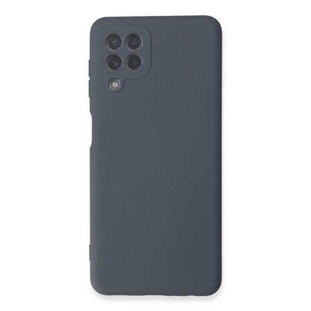 Samsung Galaxy A22 Kılıf Nano İçi Kadife Silikon - Gri