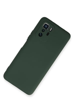 Newface Xiaomi Poco X3 GT Kılıf Nano içi Kadife Silikon - Koyu Yeşil