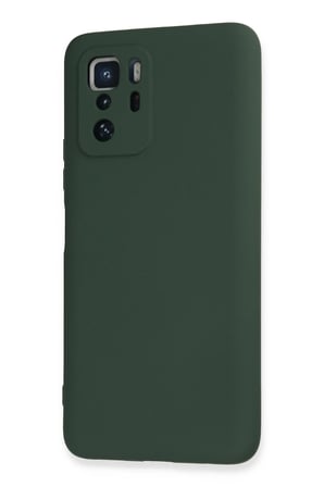 Newface Xiaomi Poco X3 GT Kılıf Nano içi Kadife Silikon - Koyu Yeşil