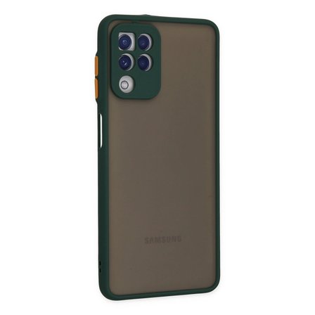 Samsung Galaxy A22 Kılıf Montreal Silikon Kapak - Yeşil