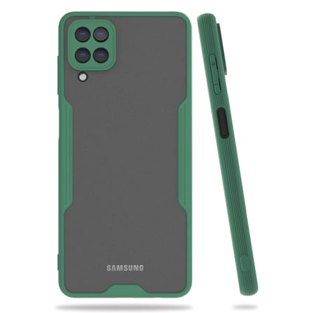 Samsung Galaxy A22 Kılıf Platin Silikon - Yeşil