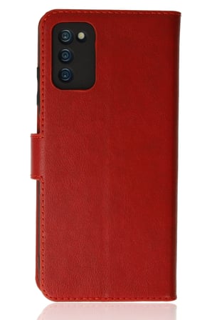 uryport Samsung Galaxy A03S Kılıf Trend S Plus Kapaklı Kılıf - Kırmızı