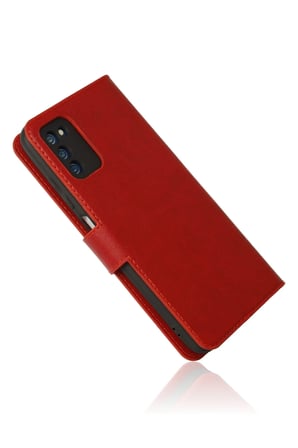 uryport Samsung Galaxy A03S Kılıf Trend S Plus Kapaklı Kılıf - Kırmızı