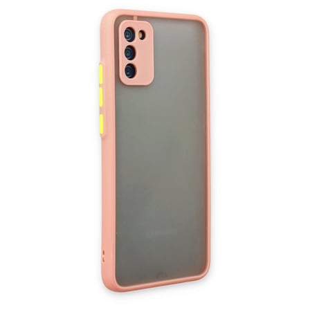 Samsung Galaxy A02s Kılıf Montreal Silikon Kapak - Pembe