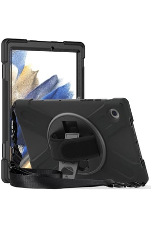 uryport Samsung Galaxy X200 Tab A8 10.5 Kılıf Amazing Tablet Kapak - Kırmızı