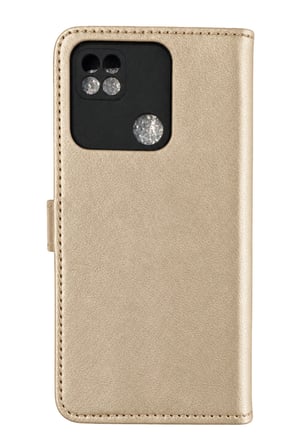 uryport Xiaomi Poco C40 Trend S Plus Kapaklı Telefon Kılıf - Gold