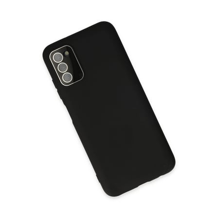 Samsung Galaxy A03s Kılıf Lansman Glass Kapak - Siyah