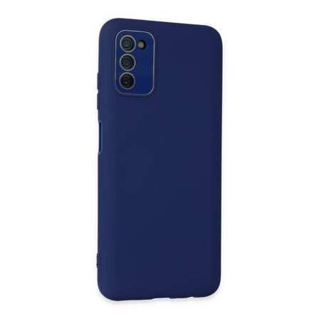 Samsung Galaxy A03s Kılıf Lansman Glass Kapak - Sky Blue