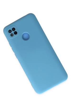 uryport Xiaomi Redmi 9C Kılıf Nano içi Kadife Silikon - Mavi