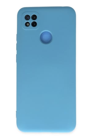 uryport Xiaomi Redmi 9C Kılıf Nano içi Kadife Silikon - Mavi