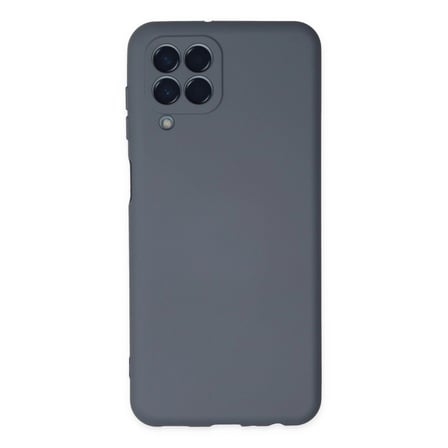 Samsung Galaxy M33 Kılıf Nano İçi Kadife Silikon - Gri