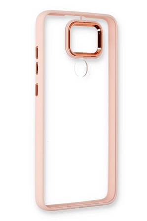 uryport Xiaomi Redmi Note 9 Kılıf Dora Kapak - Pudra