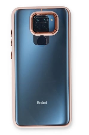 uryport Xiaomi Redmi Note 9 Kılıf Dora Kapak - Pudra