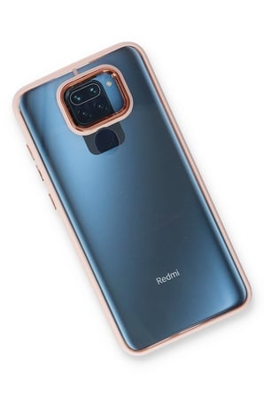 uryport Xiaomi Redmi Note 9 Kılıf Dora Kapak - Pudra