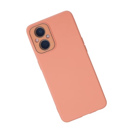 Oppo Reno 7 Lite Kılıf Lansman Glass Kapak - Pembe